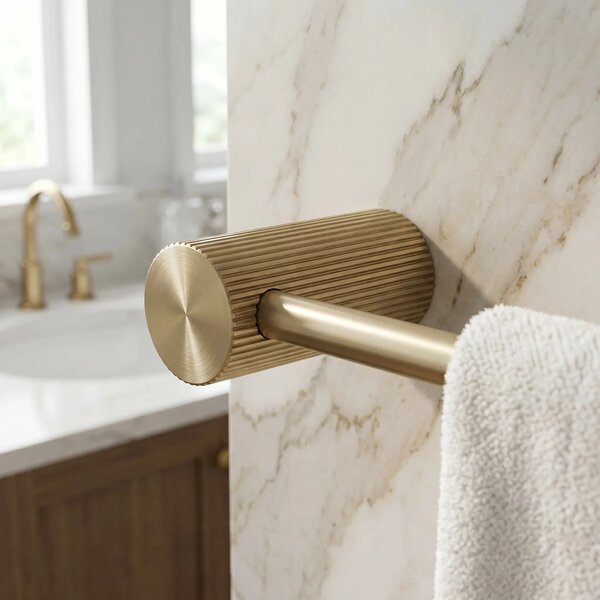 Kopalniški obešalnik 64101 SOLO Brush Gold