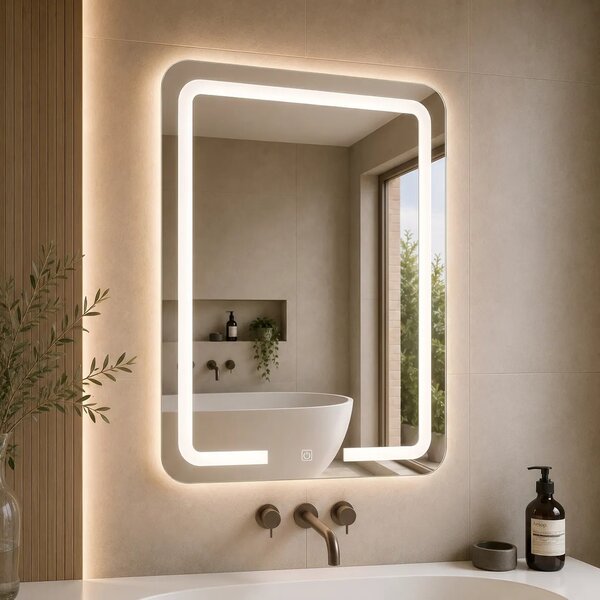 Stensko ogledalo LED 60x80cm SAB-3436