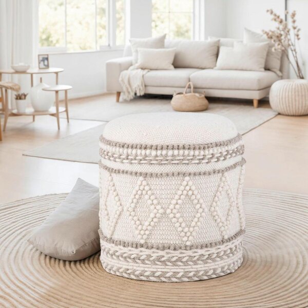 Livetastic Tabure Wolle, Krem Barva
