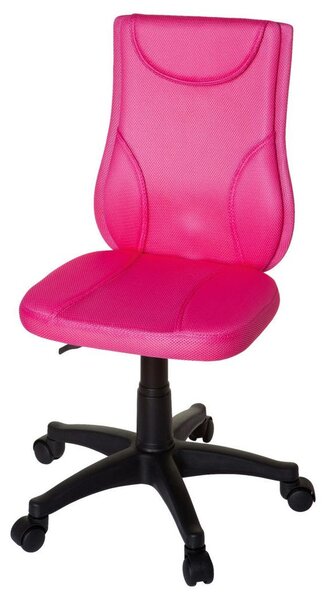 MID.YOU Mladinski Vrtljivi Stol Kiddy Base, Roza
