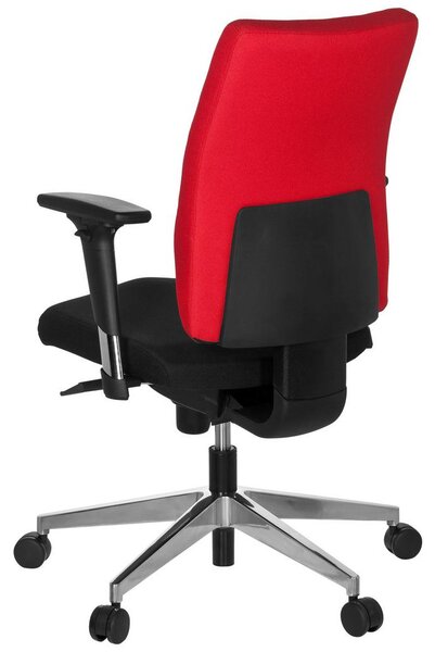 MID.YOU Pisarniški Stol Pro-tec 350, Črna, Rdeča