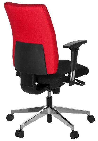 MID.YOU Pisarniški Stol Pro-tec 350, Črna, Rdeča