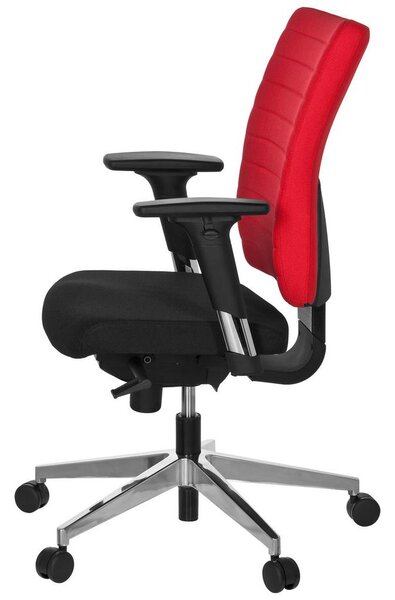 MID.YOU Pisarniški Stol Pro-tec 350, Črna, Rdeča