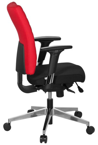 MID.YOU Pisarniški Stol Pro-tec 350, Črna, Rdeča
