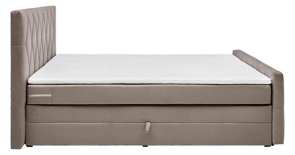 Mömax Postelja Boxspring Josie B, Bež, 180x200