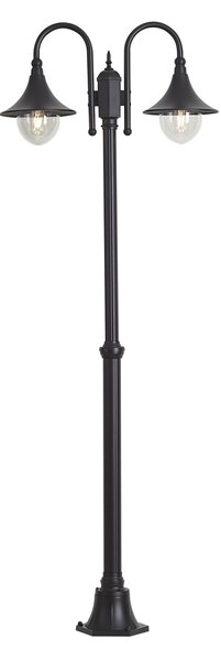 Klasična zunanja svetilka črna 200cm IP44 - Daphne
