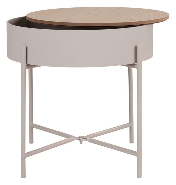 Kovinska okrogla stranska mizica ø 40 cm Sisco – House Nordic