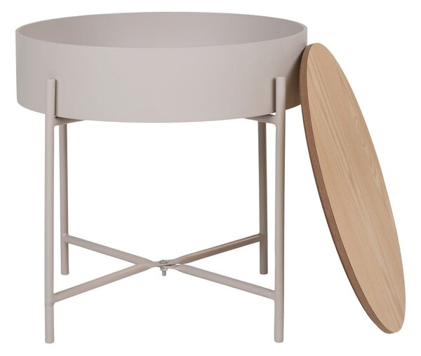 Kovinska okrogla stranska mizica ø 40 cm Sisco – House Nordic