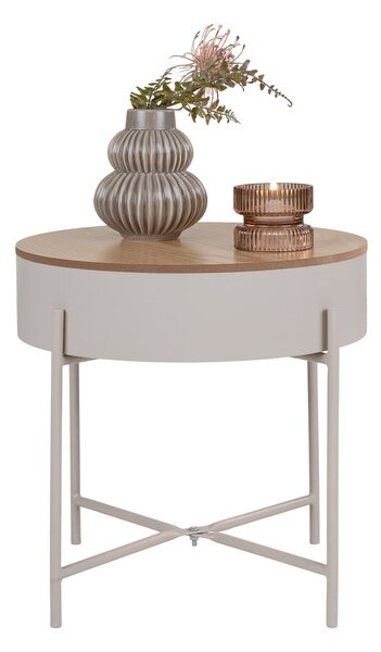 Kovinska okrogla stranska mizica ø 40 cm Sisco – House Nordic